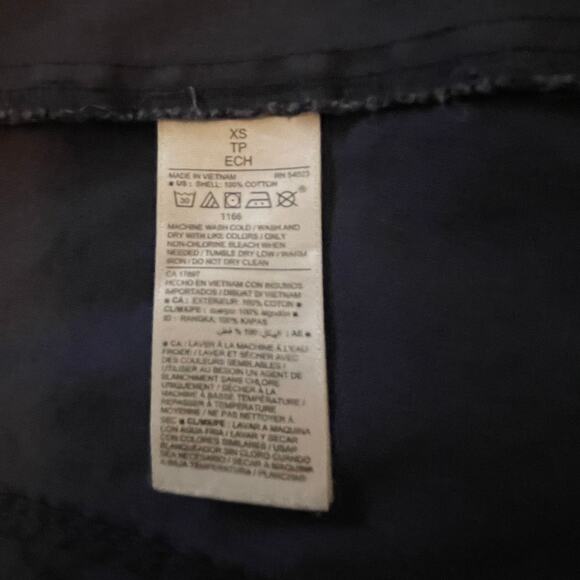 Old Navy Blue Zip Up Windbreaker Field Jacket Women's Extra Small - Picture 11 of 13